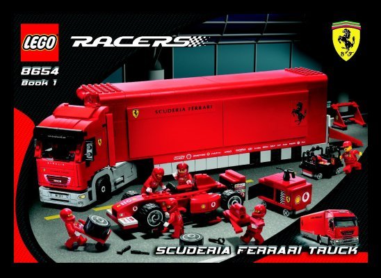 Building Instructions - LEGO - 8654 - Ferrari F1 Team Truck: Page 1