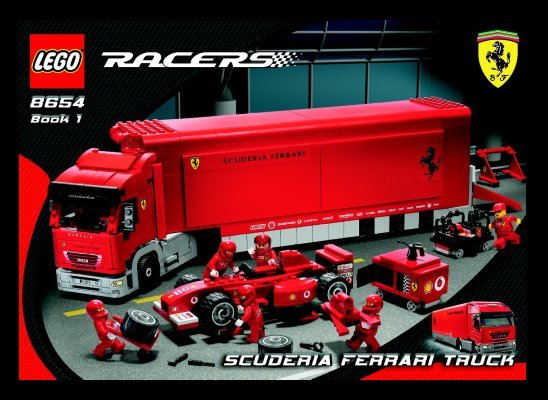 Building Instructions - LEGO - 8654 - Ferrari F1 Team Truck: Page 1