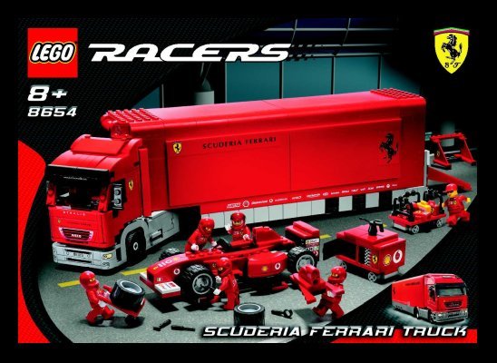 Building Instructions - LEGO - 8654 - Ferrari F1 Team Truck: Page 1