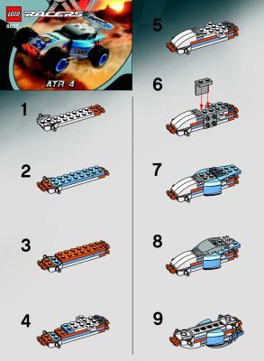 Building Instructions - LEGO - 8657 - ATR 4: Page 1