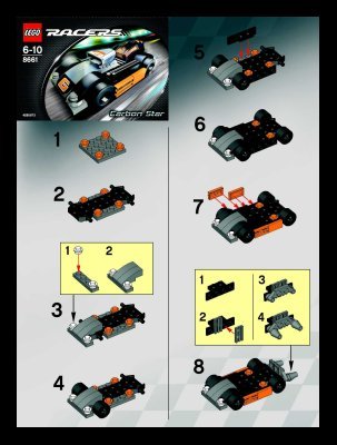 Building Instructions - LEGO - 8661 - Carbon Star: Page 1