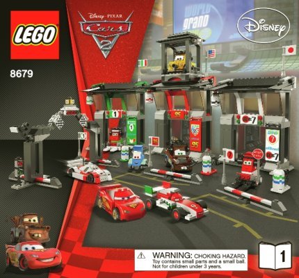 Building Instructions - LEGO - 8679 - Tokyo International Circuit: Page 1