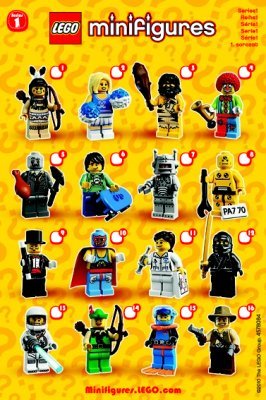 Building Instructions - LEGO - Minifigures - 8683 - LEGO® Minifigures: Page 1