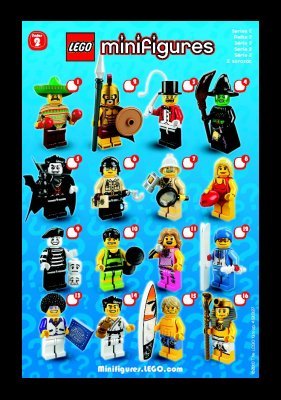 Building Instructions - LEGO - Minifigures - 8684 - LEGO® Minifigures, Series 2: Page 1