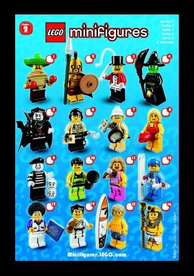 Building Instructions - LEGO - Minifigures - 8684 - LEGO® Minifigures, Series 2: Page 1