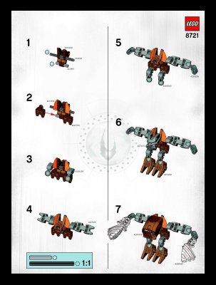 Building Instructions - LEGO - 8721 - Velika: Page 1