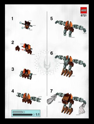 Building Instructions - LEGO - 8721 - Velika: Page 1