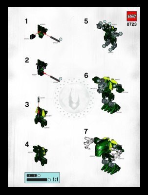 Building Instructions - LEGO - 8723 - Piruk: Page 1