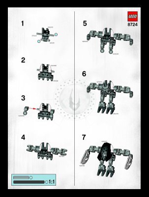 Building Instructions - LEGO - 8724 - Garan: Page 1