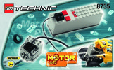 Building Instructions - LEGO - 8735 - Motor Set, 9 volt: Page 1