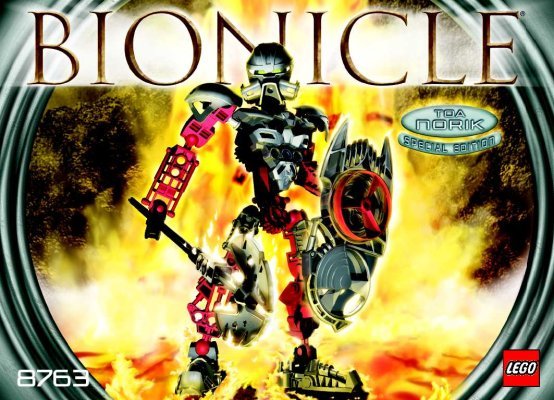 Building Instructions - LEGO - 8763 - Toa Norik: Page 1