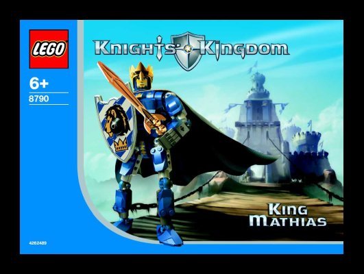 Building Instructions - LEGO - 8790 - King Mathias: Page 1