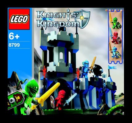 Building Instructions - LEGO - 8799 - Knights' Castle Wall: Page 1