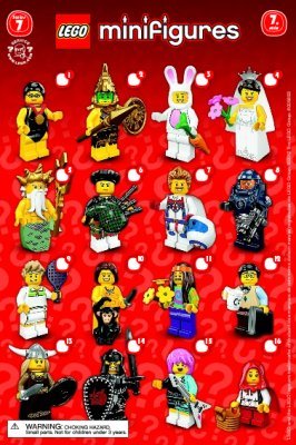 Building Instructions - LEGO - Minifigures - 8831 - LEGO® Minifigures, Series 7: Page 1