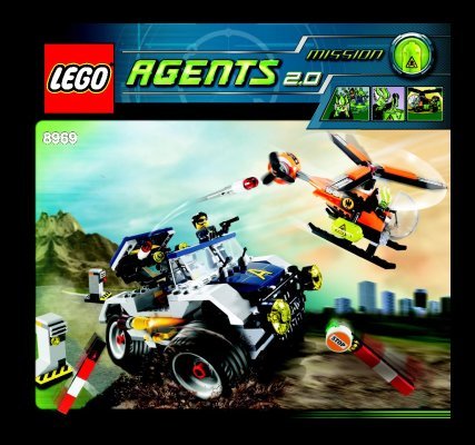 Building Instructions - LEGO - 8969 - 4-Wheeling Pursuit: Page 1