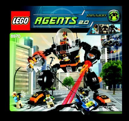 Building Instructions - LEGO - 8970 - Robo Attack: Page 1