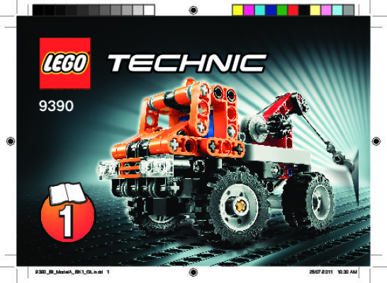 Building Instructions - LEGO - 9390 - Mini Tow Truck: Page 1