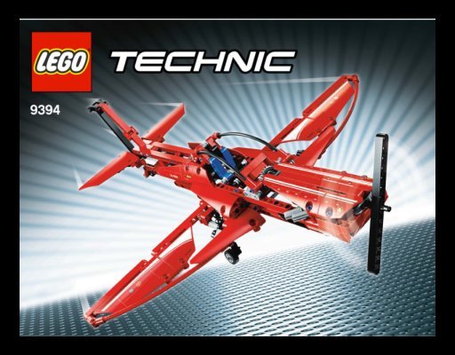 Building Instructions - LEGO - 9394 - Jet Plane: Page 1