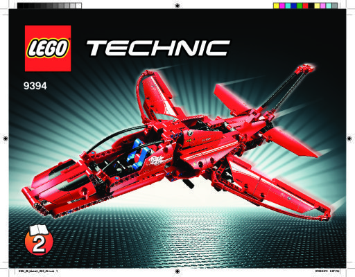 Building Instructions - LEGO - 9394 - Jet Plane: Page 1