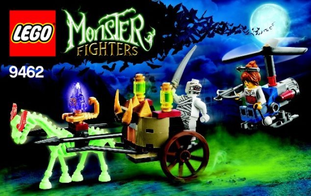 Building Instructions - LEGO - Monster Fighters - 9462 - The Mummy: Page 1