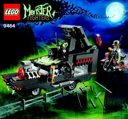 Building Instructions - LEGO - Monster Fighters - 9464 - The Vampyre Hearse: Page 1