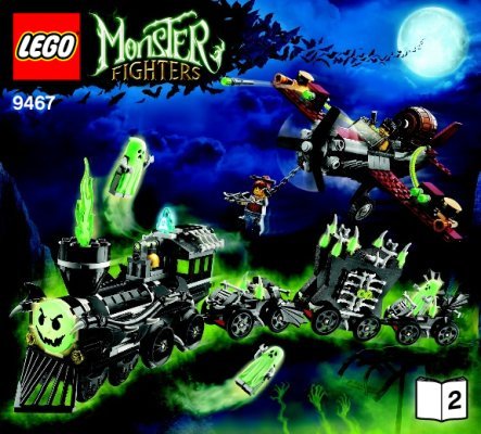 Building Instructions - LEGO - 9467 - The Ghost Train: Page 1