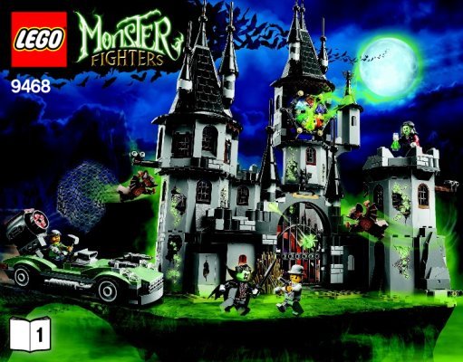 Building Instructions - LEGO - 9468 - Vampyre Castle: Page 1