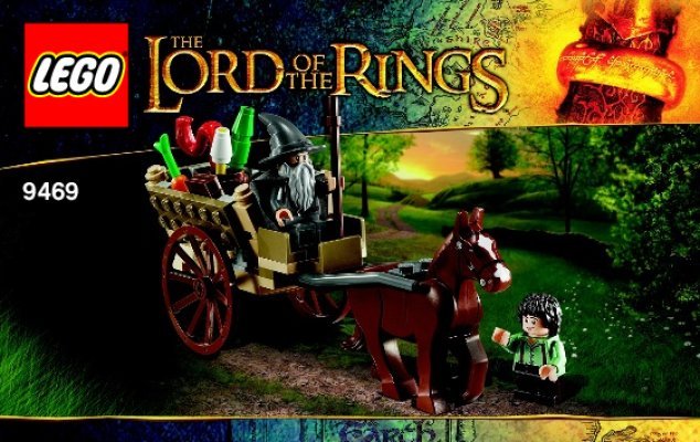 Building Instructions - LEGO - 9469 - Gandalf™ Arrives: Page 1