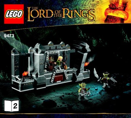 Building Instructions - LEGO - 9473 - The Mines of Moria™: Page 1