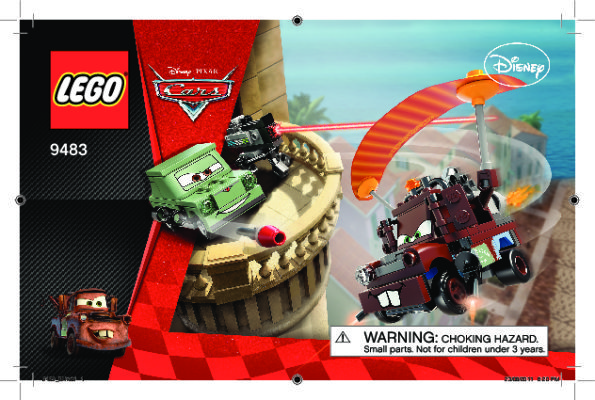 Building Instructions - LEGO - 9483 - Agent Mater's Escape: Page 1