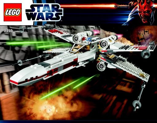 Building Instructions - LEGO - Star Wars - 9493 - X-Wing Starfighter™: Page 1