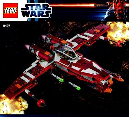 Building Instructions - LEGO - 9497 - Republic Striker-class Starfighter™: Page 1