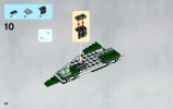 Building Instructions - LEGO - 9498 - Saesee Tiin's Jedi Starfighter™: Page 24