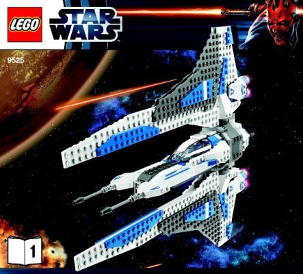 Building Instructions - LEGO - 9525 - Pre Vizsla's Mandalorian™ Fighter: Page 1