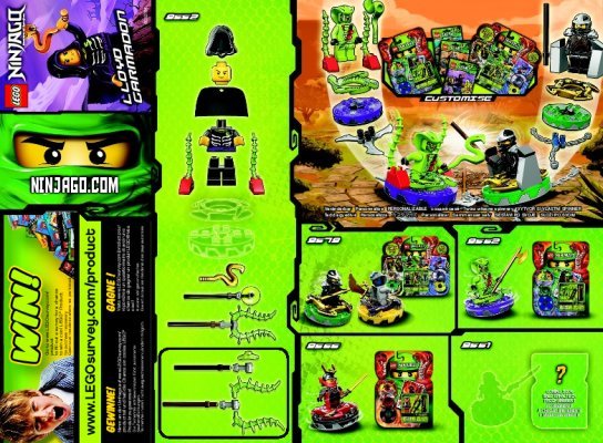 Building Instructions - LEGO - 9552 - Lloyd Garmadon: Page 1