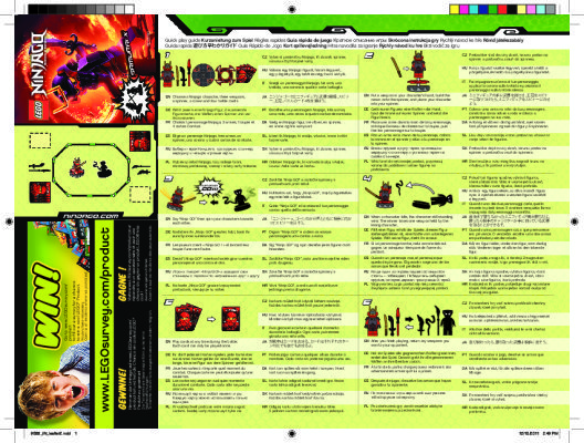 Building Instructions - LEGO - 9566 - Samurai X: Page 1