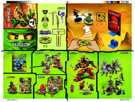 Building Instructions - LEGO - 9569 - Spitta: Page 1