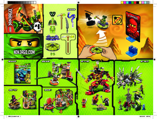 Building Instructions - LEGO - 9569 - Spitta: Page 1