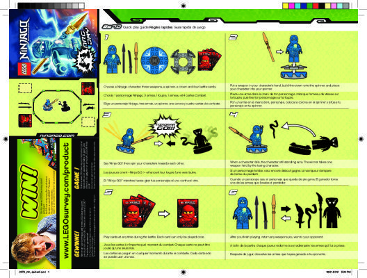 Building Instructions - LEGO - 9570 - NRG Jay: Page 1