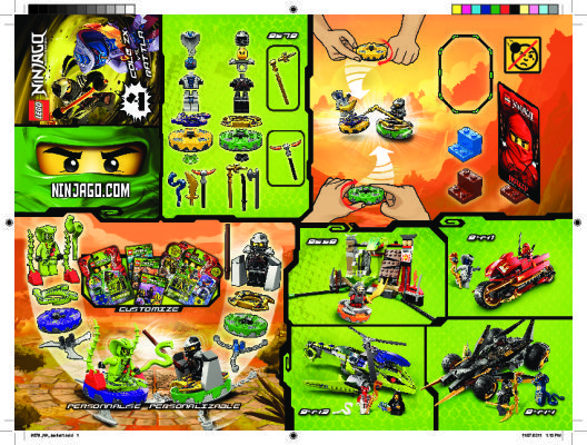 Building Instructions - LEGO - 9579 - Starter Set: Page 1