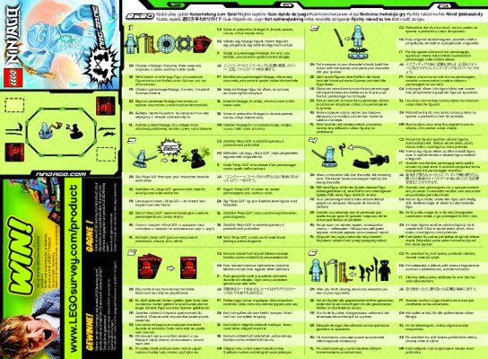 Building Instructions - LEGO - 9590 - NRG Zane: Page 1