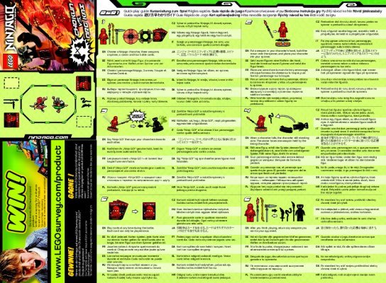 Building Instructions - LEGO - 9591 - LEGO® Ninjago Weapon Pack: Page 1