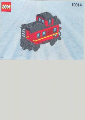 Building Instructions - LEGO - 10014 - CABOOSE: Page 1