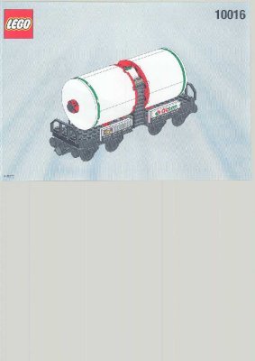 Building Instructions - LEGO - 10016 - TANK WAGON: Page 1