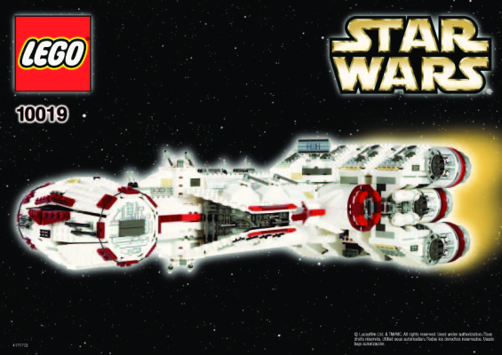 Building Instructions - LEGO - 10019 - REBEL BLOCKADE RUNNER: Page 1