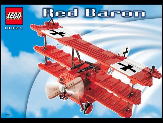 Building Instructions - LEGO - 10024 - Red Baron: Page 1