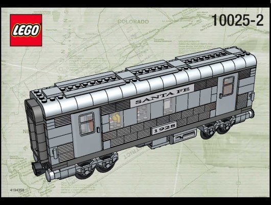 Building Instructions - LEGO - 10025 - Santa Fe Cars I: Page 1