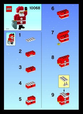 Building Instructions - LEGO - 10068 - Santa Claus: Page 1