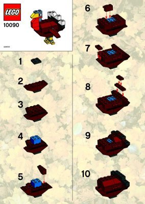 Building Instructions - LEGO - 10090 - Turkey: Page 1