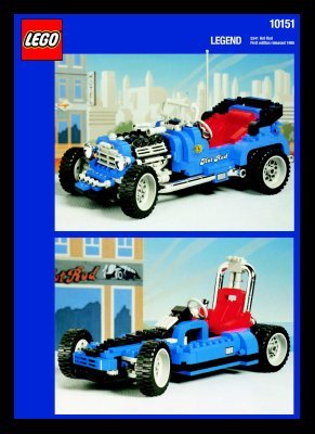 Building Instructions - LEGO - 10151 - Hot Rod: Page 1